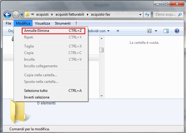 Modulo 1 - Nuova ECDL La cancellazione deve essere quindi confermata con un clic sul pulsante Sì. Il pulsante No (o un clic sul pulsante di chiusura ) annulla la cancellazione del file.