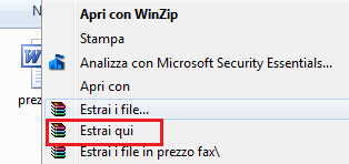 Modulo 1 - Nuova ECDL Per decomprimere basta scegliere la voce Estrai qui dal menu contestuale che appare con un clic del tasto destro del mouse. Domande 1.