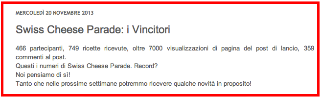 IL BLOG MADRE Abbiamo confermato la partnership con Peperoni e Patate che per il