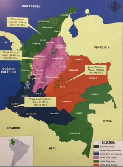 000 Indonesia Malasia Tailandia Colombia Nigeria Superficie coltivata, produzione e sviluppo 124.705 235.914 153.441 250.663 160.446 266.922 152.482 299.953 142.288 334.493 360.620 404.