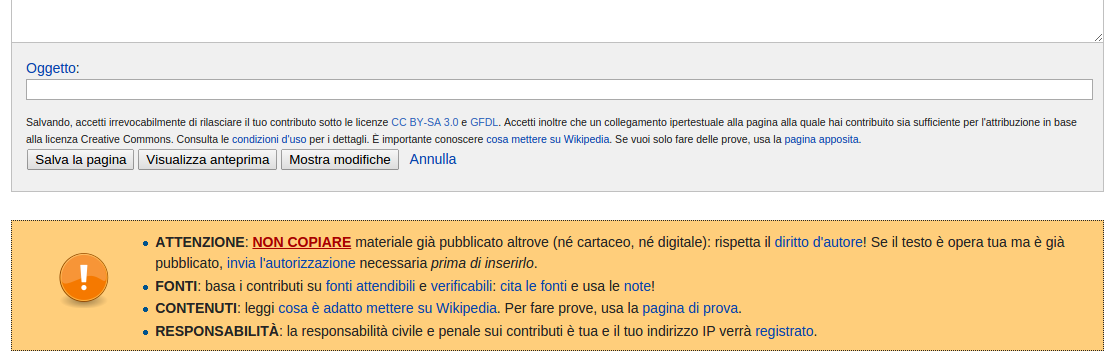 3. Modificare l'url ossia scrivere l'indirizzo (http://it.wikipedia.org/wiki/titolo_della_mia_voce) 4.