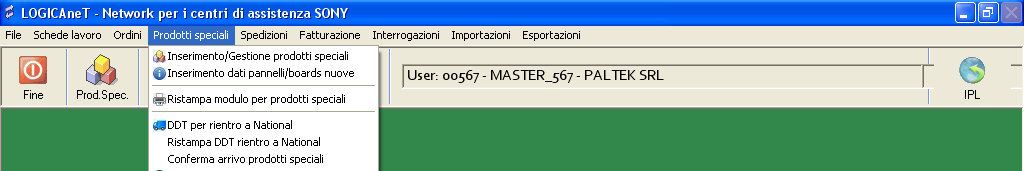 MODULO ExChange REPORT Ogni pannello lcd o Board che rientrerà presso i N-ASC dovrà avere a corredo il Modello Exchange Report generato dal programma Logicanet: 1.