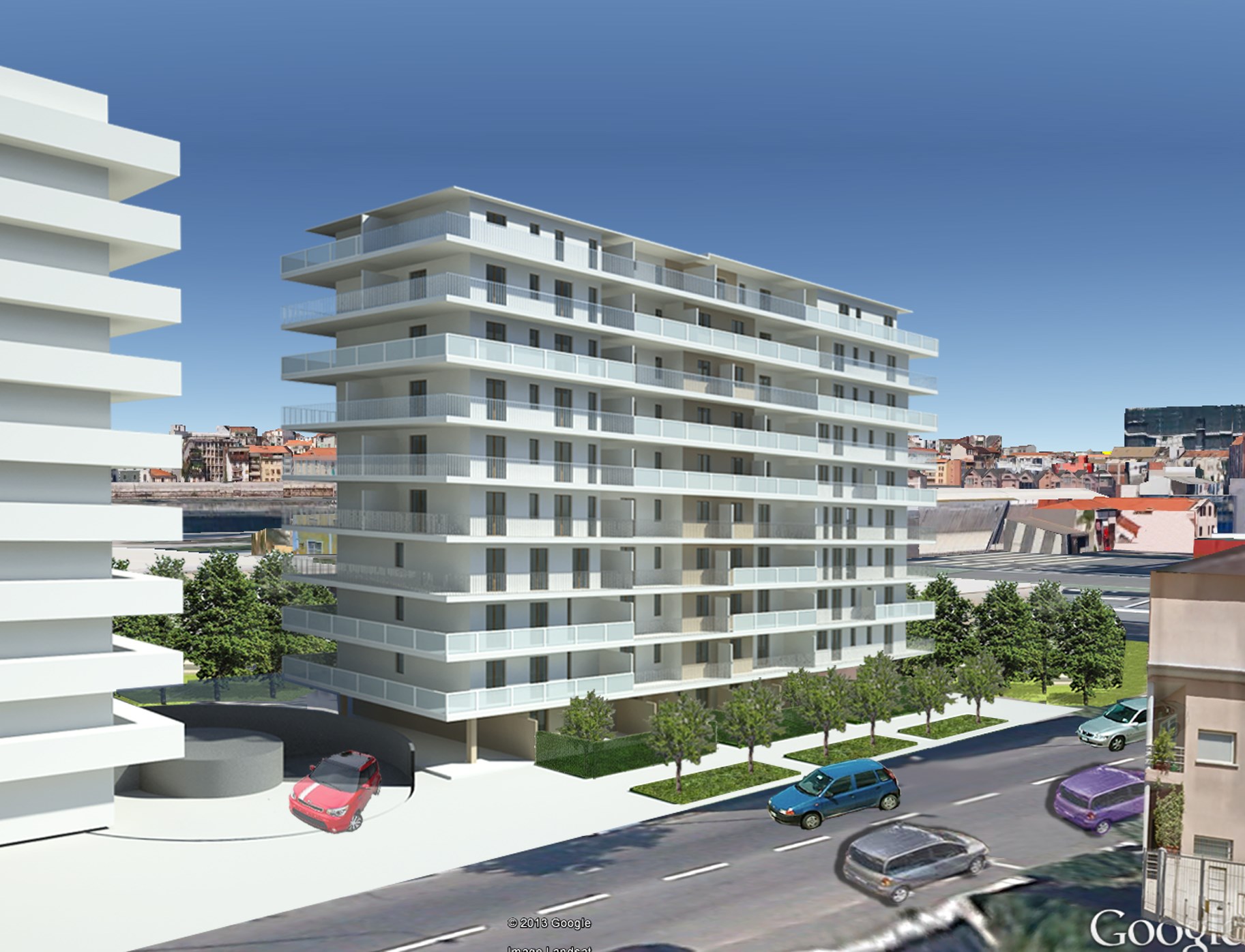 Il progetto prevede la realizzazione di un nuovo ambito urbano, con la presenza di ampie aree a verde e privato e parcheggi e di lotti dedicati alle residenze.