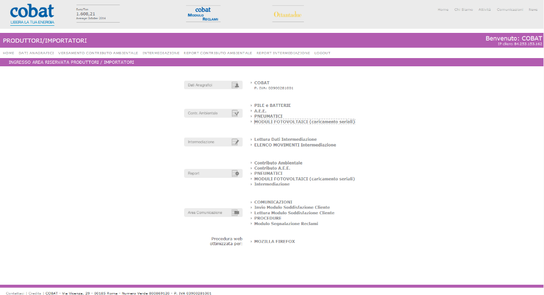 it I moduli installati vengono inseriti nel database I singoli moduli vengono geolocalizzati A ogni