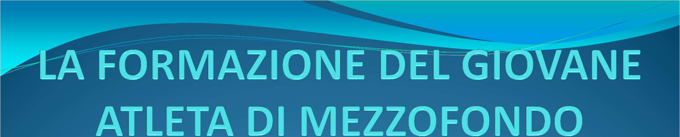 Durante tutto il periodo di crescita e di formazione, l allenatore deve essere in grado di creare un equilibrio tra la