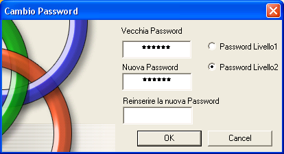 Password di livello 2 Il progettista che è abilitato a creare il progetto deve conoscere una PASSWORD di Livello 2.