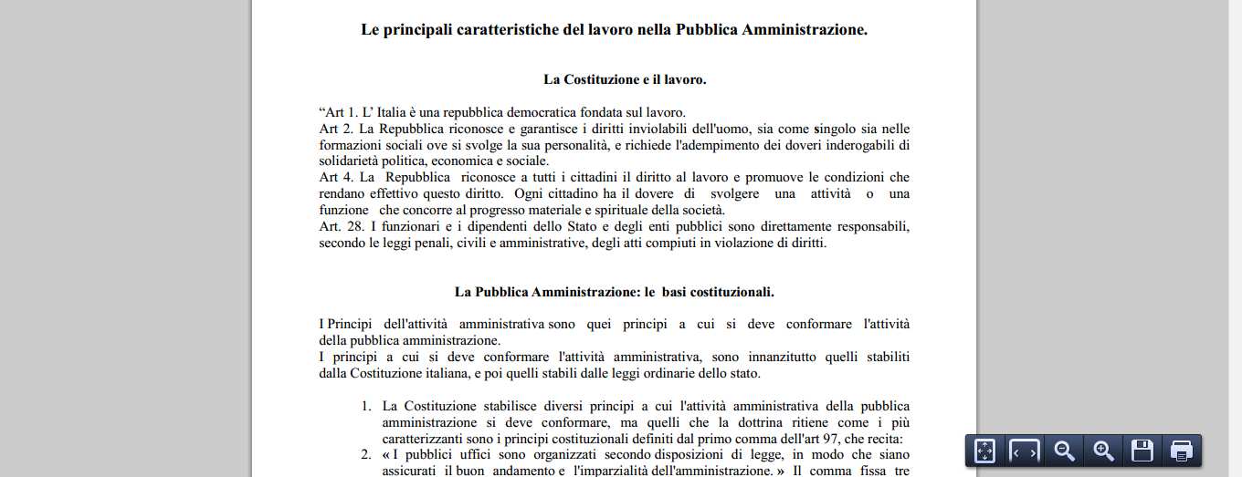 Cliccando sull argomento si apre la lezione.