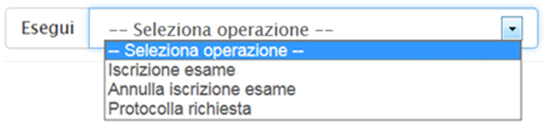 Iscrizione avvenuta Esempio di ANNULLAMENTO ESAME