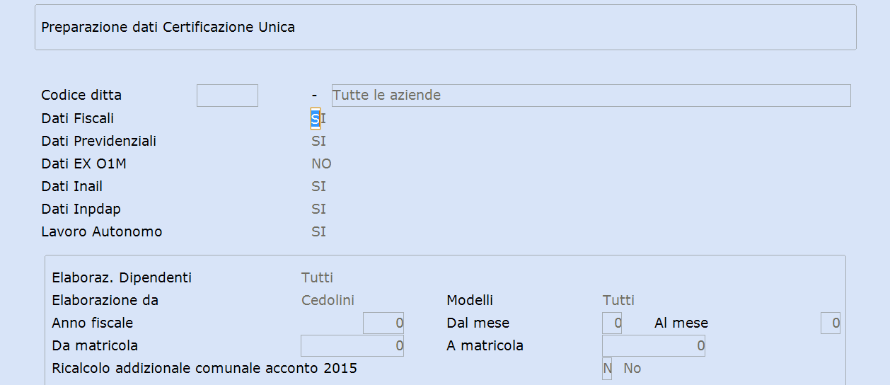 Num. Op. Tipo Campo Cod./Cost. Descrizione Campo Contenuto Rip. 1 + CV Ventilaz 1 6 Importo 0 2 + CV Ventilaz 7 6 Importo 0 3 + CV Ventilaz 93 6 Importo 0 4 - CF Param.