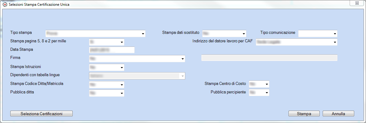 riportate in distinti fogli di calcolo.