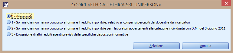 ATTENZIONE: i campi contenuti nel tab Altri dati della maschera del pagamento del compenso non vengono ereditati dalla maschera del compenso.