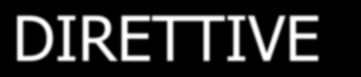 DIRETTIVE 1. Non c'è vita senza acqua. L'acqua è un bene prezioso, indispensabile a tutte le attività umane. 2. Le disponibilità di acqua dolce non sono inesauribili.