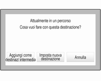 Navigazione 79 Selezione di un indirizzo dalla mappa Date un colpetto con il dito su una posizione desiderata sulla mappa. La mappa si centra attorno a questa posizione.