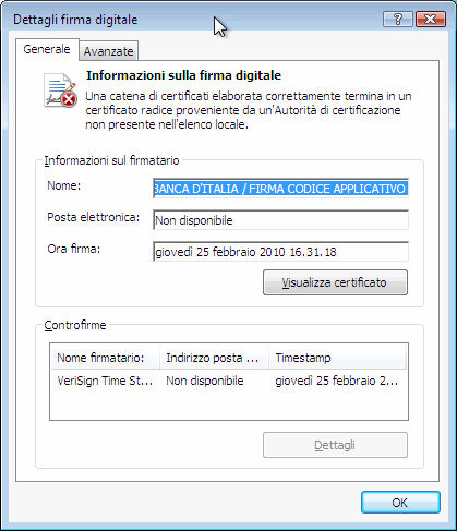 13. Se si usa Windows Vista, la schermata sarà leggermente differente: 14.