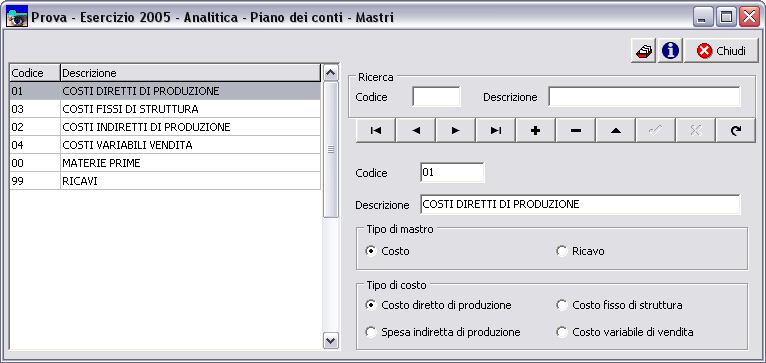 9 Geowin - Contabilità analitica 1.3.2 