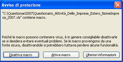 selezionando Apri nel menù File 5.