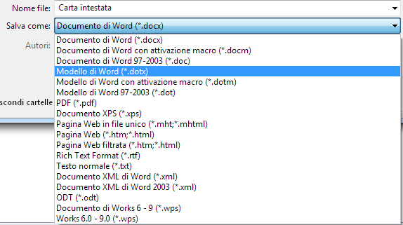 Creare un modello di carta intestata Creare un modello di un documento Word consente avere sempre a disposizione un documento personalizzato da usare come base per creare e salvare rapidamente