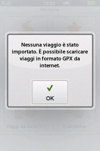 GPX È possibile scaricare nel dispositivo viaggi in formato Per importare viaggi esterni: 1. Collegare il dispositivo Teasi ad un computer. 2.