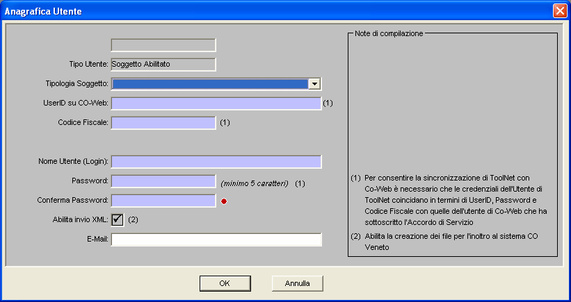 Il messaggio di Pronto nella barra di stato denota il completamento delle operazioni automatiche di verifica della eventuale disponibilità di aggiornamenti nell applicazione, tabelle ministeriali o