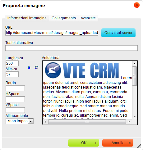 Quindi è possibile selezionare uno dei blocchi già esistenti (attenzione controllare che riferiscano al modulo per cui stiamo costruendo il template) oppure attraverso Crea Blocchi collegati avviare