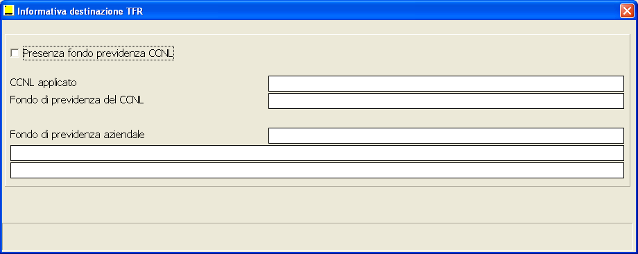 Stampe per dipendenti INFTFRW Stampa informativa TFR Il programma INFTRW è stato implementato come di seguito descritto. Digitando il comando INFTFRW vengono proposte tre diverse opzioni di stampa.