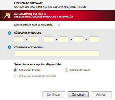 4.1 REQUISITI PER IL RECUPERO DEI DATI Ora nella versione 3.0 del centro di ttgps è possibile recuperare i dati di download e attivazione dal software.