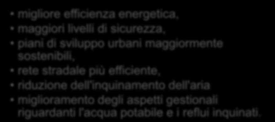 Un punto debole: differenze di approccio alla questione Necessità di standardizzazione e approccio omogeneo Gli standard ISO attuali possono contribuire alla creazione di Smart City: migliore