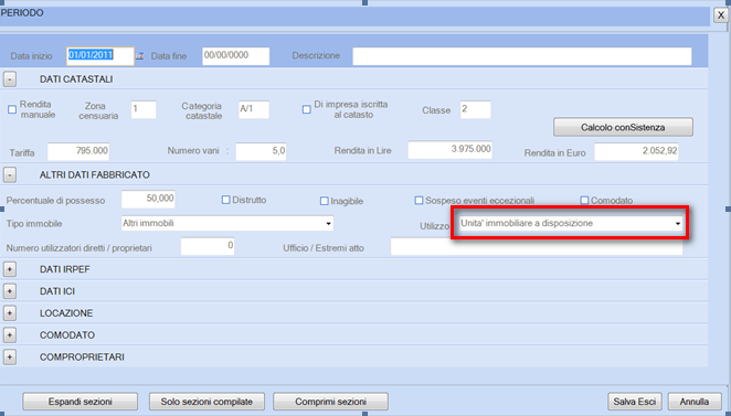 Si ricorda che per Pertinenza si intende non necessariamente la pertinenza di abitazione principale, ma qualunque pertinenza di abitazione.