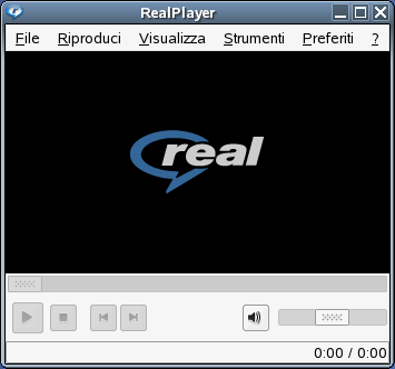 8.3.4 Riproduzione di flussi multimediali con RealPlayer RealPlayer consente di accedere a file multimediali presenti in Internet o in locale sul computer (vedere la Figura 8.7, «RealPlayer» (p.