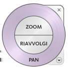 Barra degli strumenti: Interfaccia utente classica: Modalità di navigazione Disco Navigazione completa.