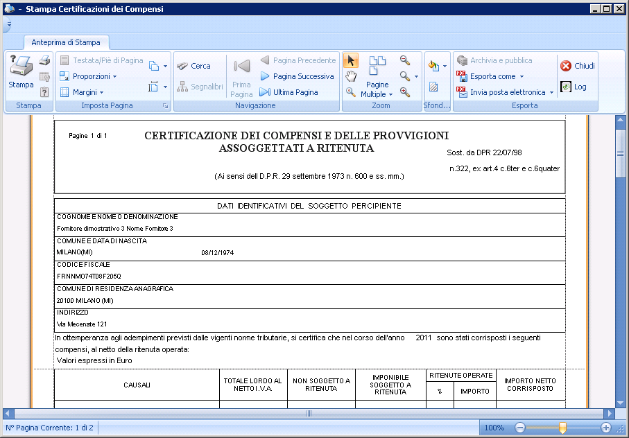 Qualora si desidera salvare la/e certificazione/i in una nuova cartella da creare, è possibile farlo direttamente da questa schermata, selezionando Crea nuova cartella Figura 4 Selezionando OK