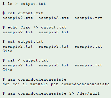 Creare cartelle mkdir [-p] pathname [-p] non genera errori se il pathname esiste già Rimuovere cartelle rmdir [-p] pathname Le directory devono essere vuote altrimenti non vengono cancellate [-p]