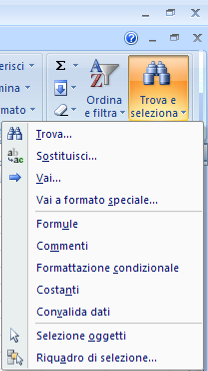 16. Usare il comando Trova/Sostituisci Come nelle altre applicazioni Office, è possibile cercare e/o sostituire dei dati o testo.