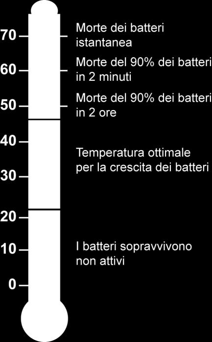 j. Trattamenti termici Come nel caso della filtrazione, il punto di forza di questi trattamenti sta nel fatto che essi possono esercitare una completa azione battericida senza alcuna aggiunta di