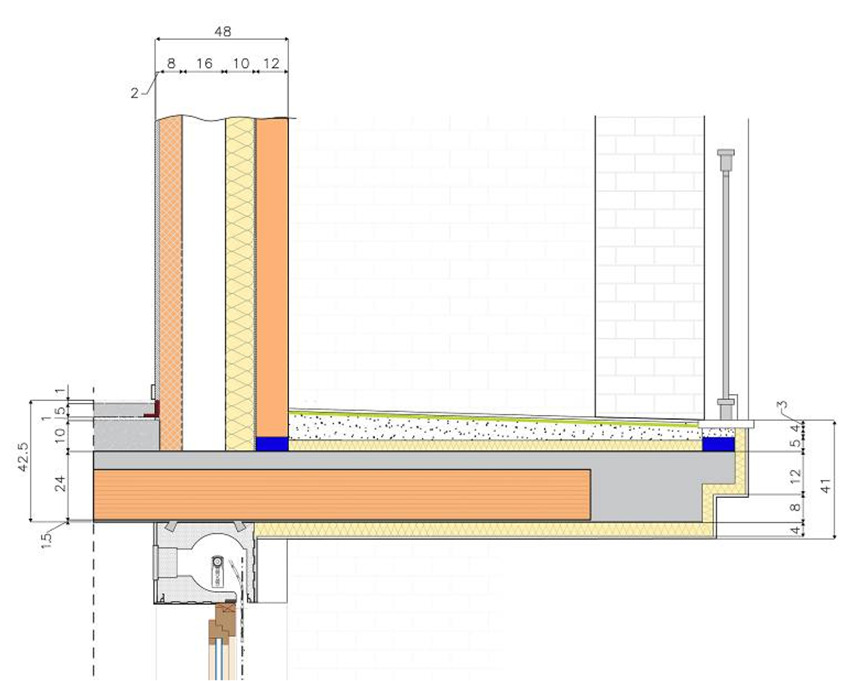 66 56 42 STEP 2 42 kwh/m 2 a Riduzione di 14 kwh/m 2 a ELIMINAZIONE PONTI TERMICI DI FACCIATA SU MURATURE FREDDE, BALCONI, TERRAZZI ISOLAMENTO