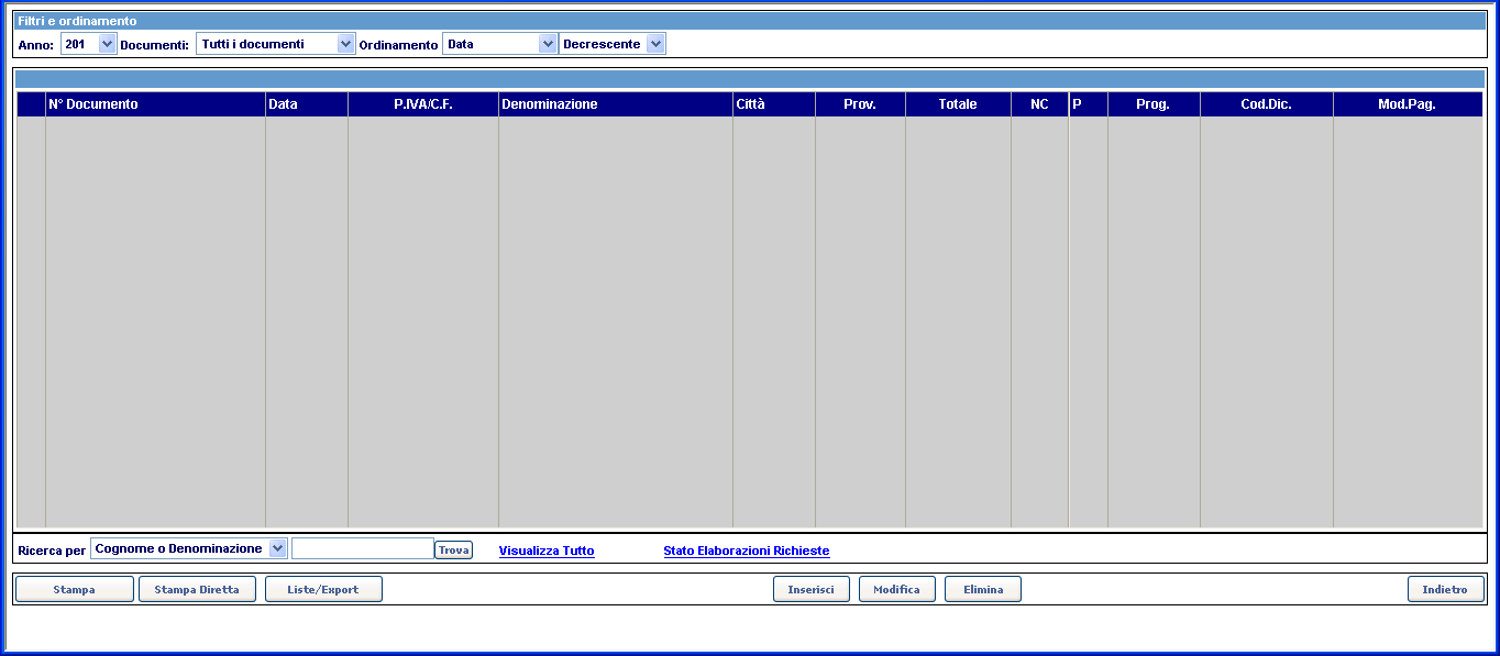 2 Fatturazione Esterna 1 Introduzione 1.