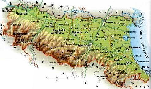 OROGRAFIA Appennino tosco emiliano Cime principali: Monte Cimone