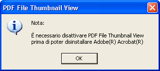 3.7 Visualizzare il PDF File Thumbnail 3. Fare click sul tasto [OK]. Appare la finestra di dialogo [Impostazioni di PDF Thumbnail View].