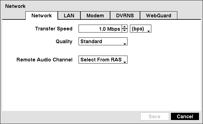 Manuale di funzionamento Impostazione della rete (Network) e della notifica (Notification) Nella schermata principale, agire sui tasti freccia Sinistra e Destra per visualizzare il menu Network