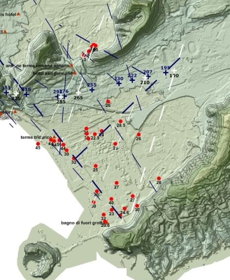 ANALISI DELLE MISURE La galleria attraversa l area della piana di Fuorigrotta, sino al caposaldo 196, ed è contraddistinta da una prevalente fase discendente, e risulta ribassata di circa 50-60 cm