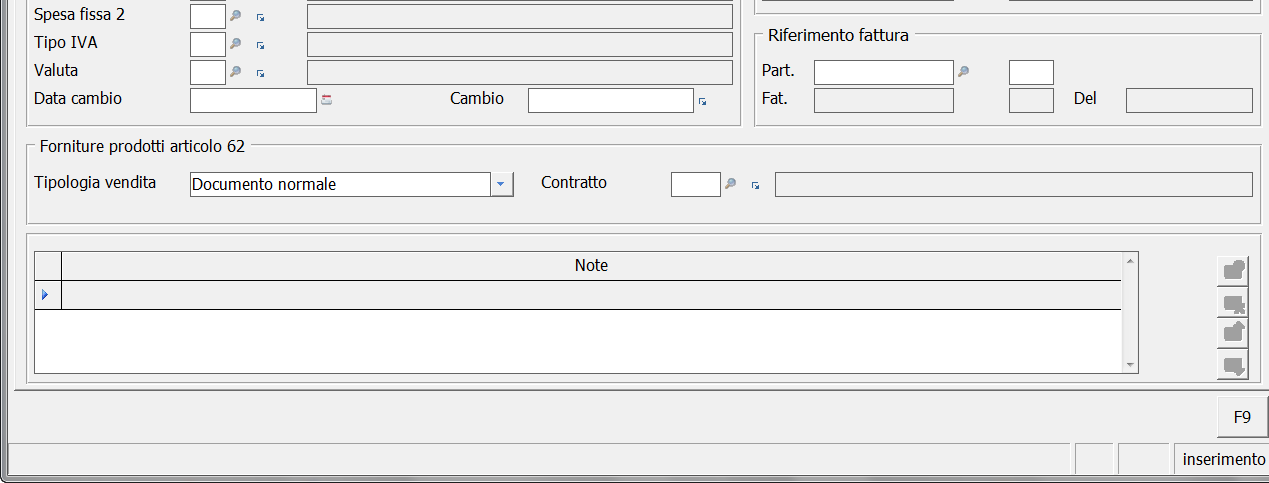 12 (maschera modificata per i dati di testata, altri dati di testata e totali). In fase di gestione dei documenti sono stati introdotti, inoltre, dei controlli aggiuntivi.