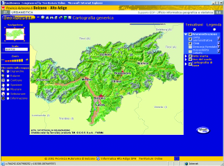 OK10 (b/n) (ortofotocarta 10k). Prezzo: 24,00. GISstrade (digitalizzazione della rete stradale). Prezzo: 84,00. Modello Digitale del Terreno. Prezzo: 24,00. Curve di livello (vettoriali).