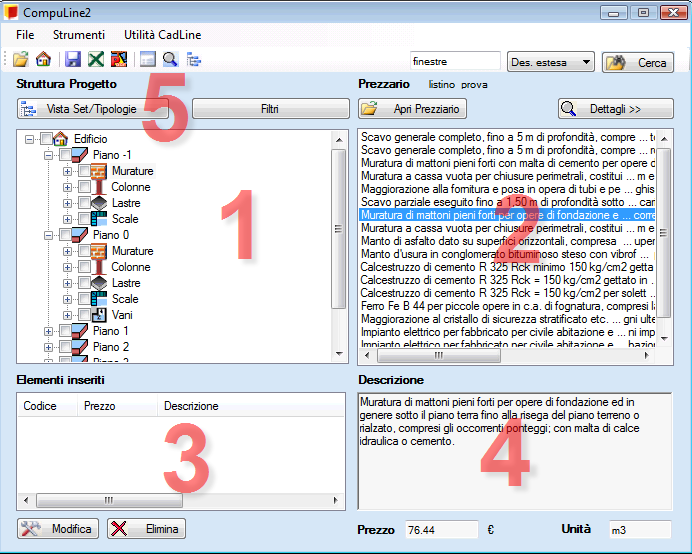 Alternativa Selezionare <Utility Cadline Compuline Export XML> il comando salva i dati geometrici del progetto in formato XML In questo caso l applicazione Compuline non viene aperta automaticamente,