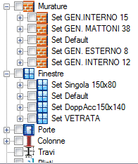 1.3.1 Area PROGETTO (ARCHline.XP) In questa area viene caricato e visualizzato, l albero degli elementi geometrici - architettonici contenuti nel progetto di ARCHline.