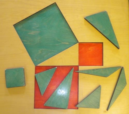 Su questo teorema si basano alcuni puzzle pitagorici interattivi (dalla mostra Pitagora e il suo teorema, http://php.math.unifi.