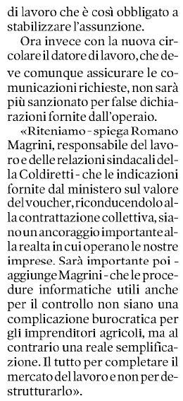 Martedì 19