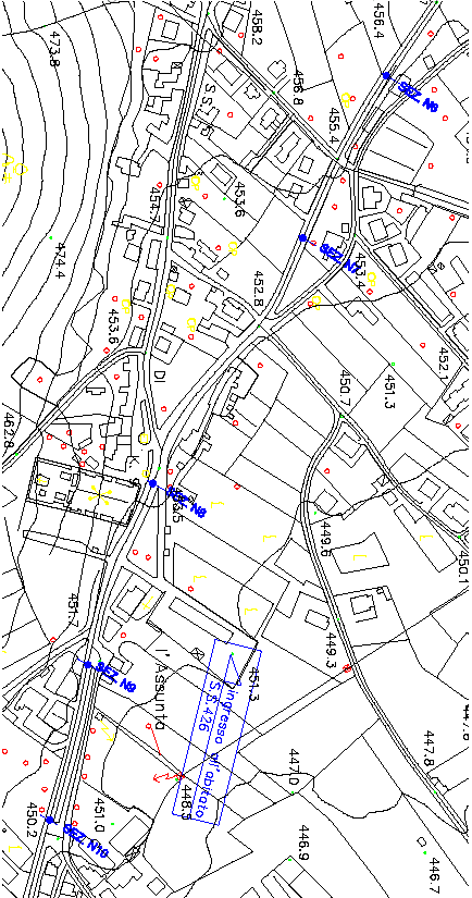 4.2.4 Sito n 4 Il sito 4 è un tronco della Strada Statale 426 che serve l abitato di Sant Arsenio da sud. Il tratto è lungo circa 600 metri.