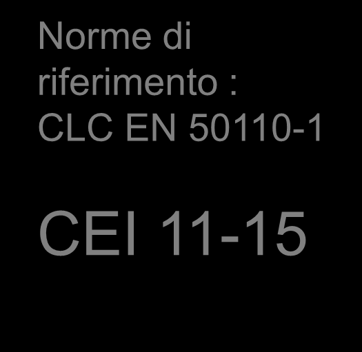 Campi di applicazione della CEI 11-15 ESECUZIONE DEI LAVORI DECRETO 4 febbraio