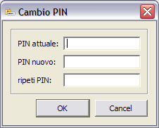 7.4 Modifica il PIN di accesso a Business Key Lite Con Modifica il PIN di accesso a Business Key Lite è possibile modificare il PIN definito inizialmente, al momento del rilascio, o in qualsiasi