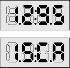 2.8 Display Numerico (G) Visualizza la frequenza ed il numero di team. Le prime due cifre mostrano la frequenza radio impostata (fino a 16 differenti canali).